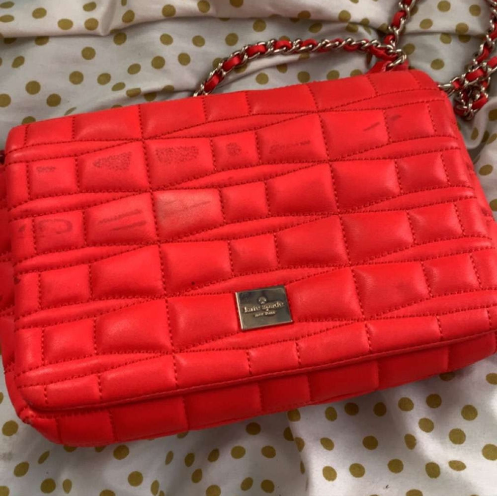 Kate Spade Signature Leather Quilted Purse
